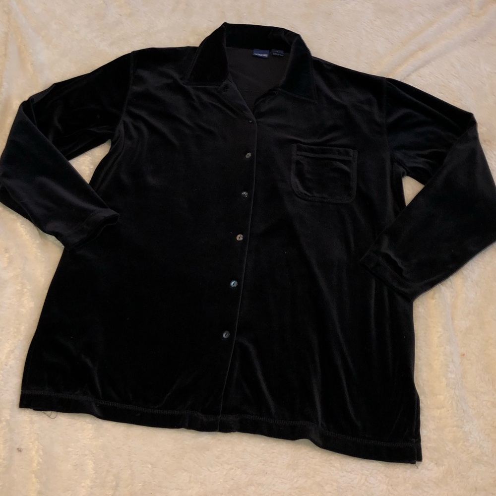 HONORS velour shirt